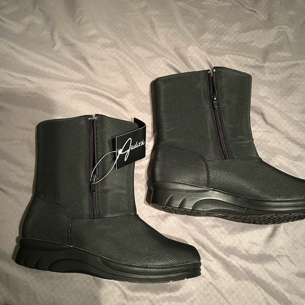 Audate Black Winter & Rain Boots for Women